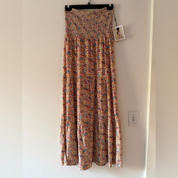 NWT Nation LTD Kira 70s Maxi Dress in Flower Power Retro Floral Size Small - Picture 4 of 16